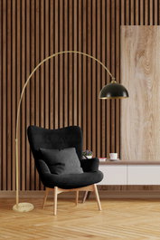 Opviq Lámpara de Pie de Metal Ajustable Dorado y Negro
